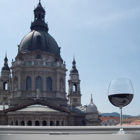 Helena With View On St. Stephan's Basilica Budapest